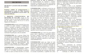 Inconsistências no Decreto Municipal em Macaíba