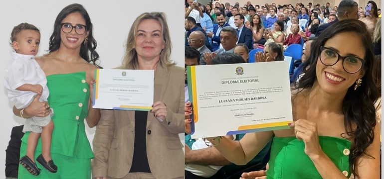 Luciana de Netinho é diplomada em Macaíba pelo TRE-RN