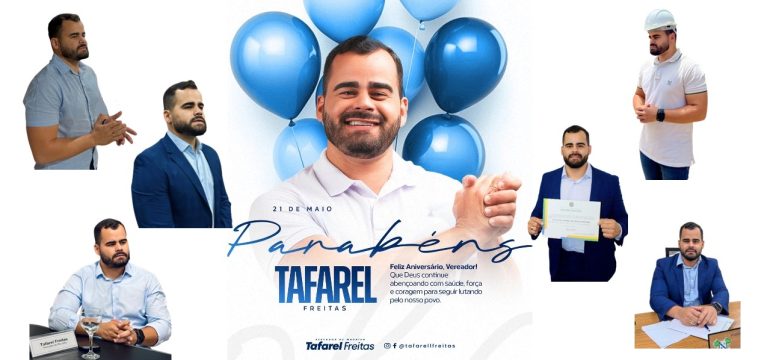 🎉 Parabéns, vereador Tafarel Freitas! 🎉