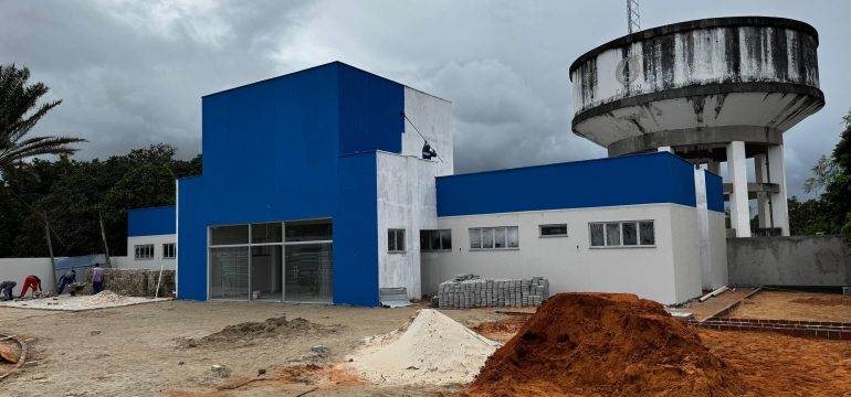 Construção da UBS do Loteamento Esperança chega a 80% de execução