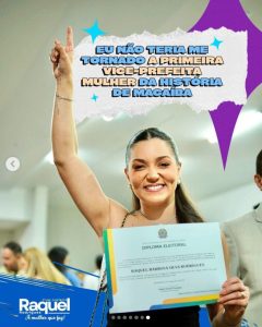 Raquel Barbosa: A vice-prefeita que transformou desafios em conquistas para Macaíba