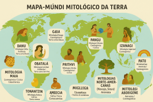 Mapa-Múndi Mitológico da Terra