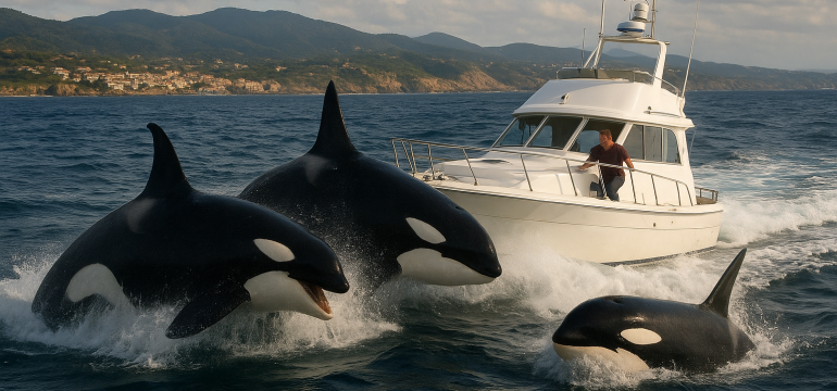 Orcas voltam a atacar barcos na costa da Espanha