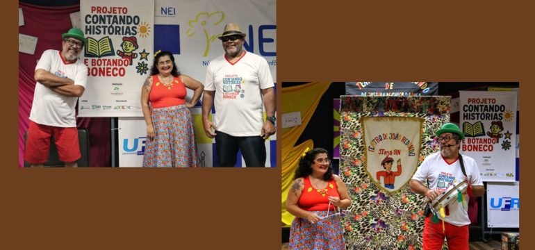 "Contando histórias e botando boneco" tem apresentações gratuitas em Macaíba nesta sexta (05/09)