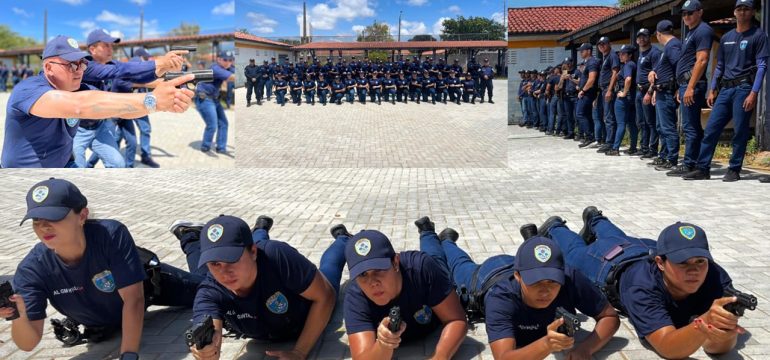 Curso de formação dos futuros guardas municipais de Macaíba avança com aulas práticas e teóricas