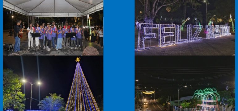 Acendimento da iluminação abre oficialmente a programação do Natal em Macaíba 2025