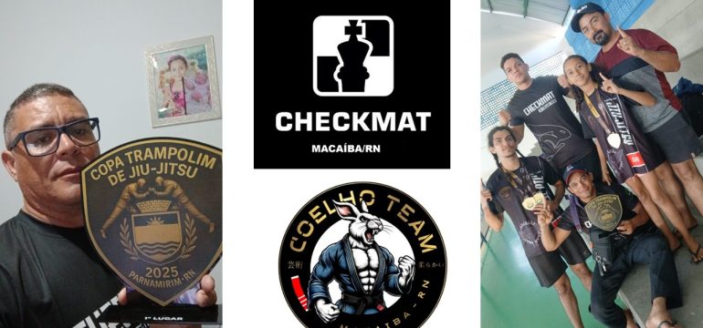 CheckMat Macaíba (Coelho Team) faz história na Copa Trampolim de Jiu-Jitsu em Parnamirim