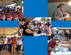 O programa Prefeitura nas Comunidades, iniciativa da gestão do prefeito Emídio Júnior, estreiou a programação de 2026 no distrito de Cajazeiras neste sábado (31/01). A ação fortalece a aproximação entre o poder público e a população, levando serviços essenciais diretamente às comunidades urbanas e rurais de Macaíba. Foram contabilizados cerca de dois mil atendimentos nas mais diversas áreas administrativas. Cajazeiras recebe o projeto como o sexto ponto de parada, após as edições realizadas em Morada da Fé, Traíras, Avenida Mônica Dantas (Centro), Capoeiras e Campinas. Em cada edição, milhares de atendimentos são registrados, reunindo ações de diversas secretarias municipais e de instituições parceiras, como o Instituto Mix e a Caravana pelo RN — iniciativa do mandato do deputado estadual Kléber Rodrigues, além do 21º Grupo de Escoteiros Tradicionais Francisca das Chagas. Na oportunidade, a população teve acesso a atendimentos médicos e odontológicos, ultrassonografia, vacinação, cadastros para insumos e benefícios, orientações em saúde, atendimento psicossocial, acolhimento, referenciamento e encaminhamentos. Também são ofertados serviços como entrega de absorventes, Cadastro Único e Bolsa Família, corte de cabelo, esmaltação, massagem, confecção de identidade e cartão de estacionamento para idosos e pessoas com deficiência (PCD), assistência jurídica, serviços da junta militar, distribuição de mudas de árvores frutíferas e ornamentais, orientações sobre regularização fundiária e licenciamento ambiental, cadastramento na plataforma Macaíba Conectada e informações sobre microcrédito. A programação inclui ainda atividades culturais e educativas, como pintura de rosto, oficina de desenho, distribuição de livros de literatura e cordéis, além de aula de dança, garantindo ações voltadas a diferentes públicos e faixas etárias, e contou com as participações de Júnior Sukita, Diego Pilha e Robertinho do Acordeon . Durante a edição em Cajazeiras, o prefeito Emídio Júnior também assinou a ordem de serviço para o início do programa Corte de Terra 2026. A iniciativa beneficia cerca de 1,5 mil agricultores familiares e pequenos produtores rurais, com um investimento aproximado de R$ 1,2 milhão em recursos próprios do município e até 5.000 horas de trator. A ação garante o preparo do solo para o plantio, fortalecendo a agricultura familiar e contribuindo para o aumento da produção e da renda no campo. "Cajazeiras inicia o ano com o pé direito, com diversos serviços da Prefeitura e, em breve, estaremos inaugurando o ginásio. Pela primeira vez, entrou no calendário do carnaval e no sábado estaremos aqui. Estamos também assinando a gente autorização do início do Programa Corte de Terra 2026 beneficiando cerca de 1.500 agricultores em dezenas de comunidades", afirmou Emídio Júnior. O prefeito esteve acompanhado pela vice-prefeita Raquel Rodrigues, dos vereadores Érika Emídio, Rita Oliveira, Socorro Nogueira, Clarissa Matias, Sérgio Lima, Edi do Posto e Otacílio Andrade, além de lideranças da região como Lula de Cajazeiras, Ivanildo de Cajazeiras e Amarante.