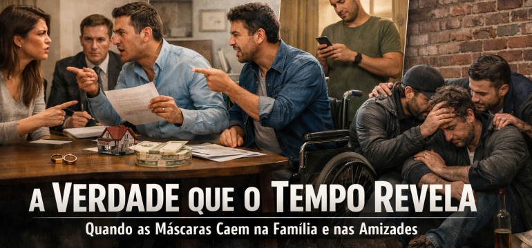 A Verdade que o Tempo Revela: Quando as Máscaras Caem na Família e nas Amizades