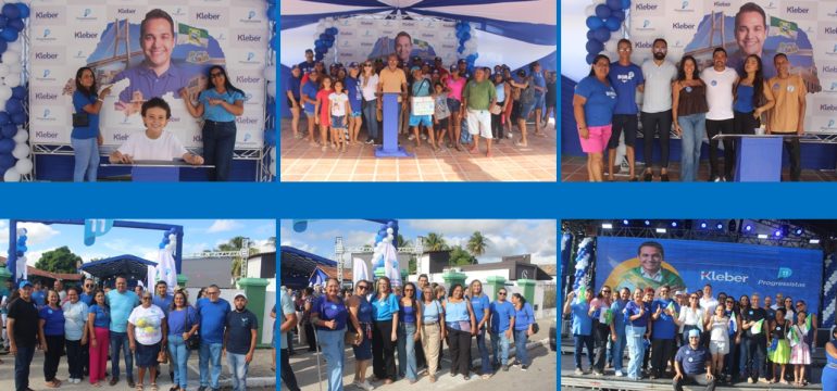 Macaíba dá show de presença e alegria no ato de filiação de Kleber Rodrigues em Monte Alegre
