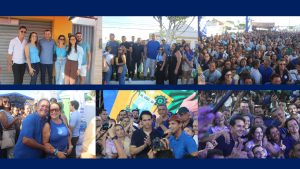 Macaíba dá show de presença e alegria no ato de filiação de Kleber Rodrigues em Monte Alegre
