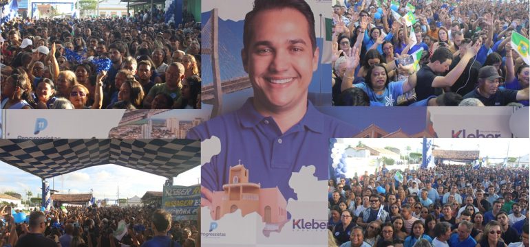 Multidão e clima de festa marcam ato de filiação de Kleber Rodrigues e reforçam força política no RN