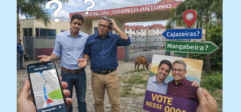 O candidato turista: aparece na eleição, mas sabe onde fica o bairro?