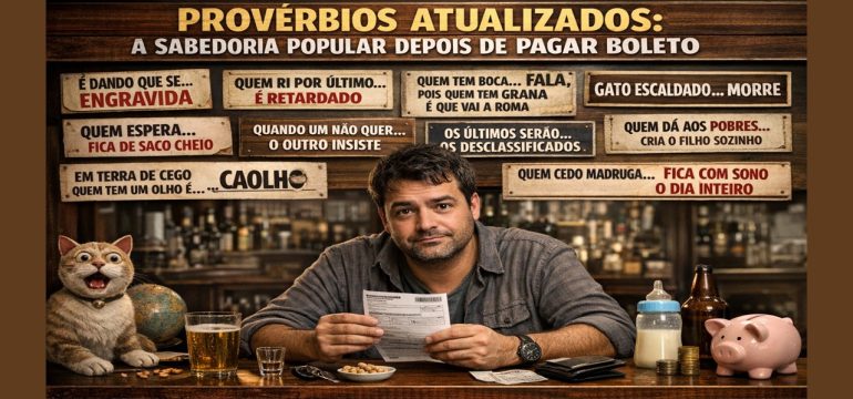Provérbios Atualizados: A Sabedoria Popular Depois de Pagar Boleto