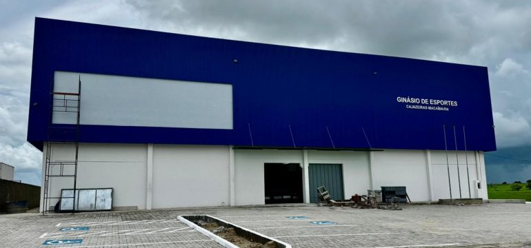 Maior e mais moderno ginásio de esportes de Macaíba será inaugurado sexta-feira (13) em Cajazeiras