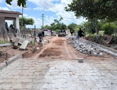 Obra de pavimentação de mais de 1 km tem início em Tabatinga