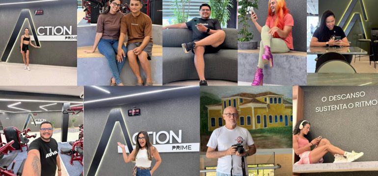 Bastidores da Academia Action Prime vira palco de criatividade, risadas e muita correria