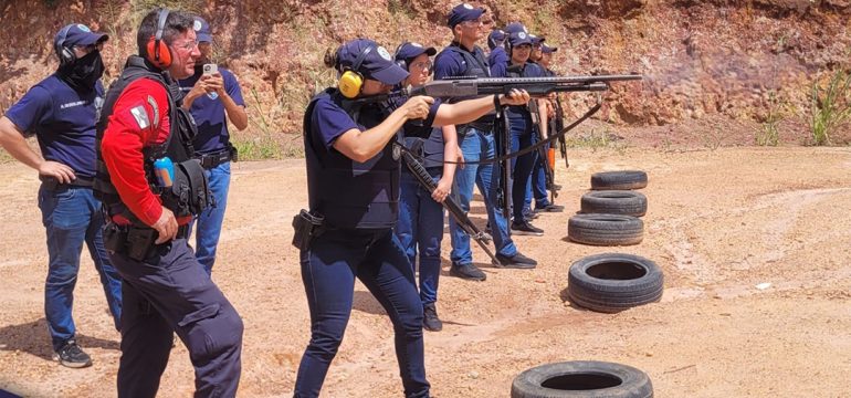 Formandos da Guarda Municipal de Macaíba concluem etapa da prática de tiro