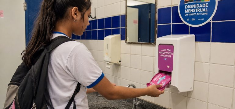 Garantir dignidade menstrual vai além do acesso a absorventes, alerta UNICEF