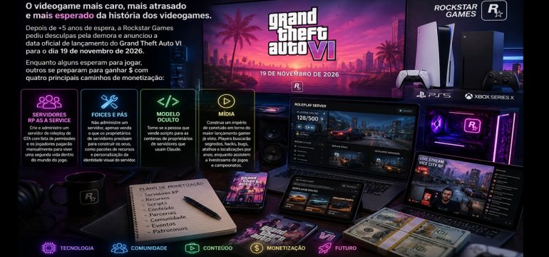 +US$ 1 bilhão é quanto já custou o desenvolvimento do GTA 6
