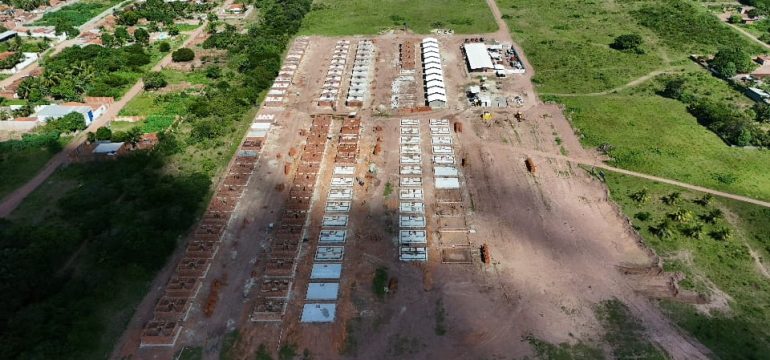 Construção de casas populares avançam em Macaíba