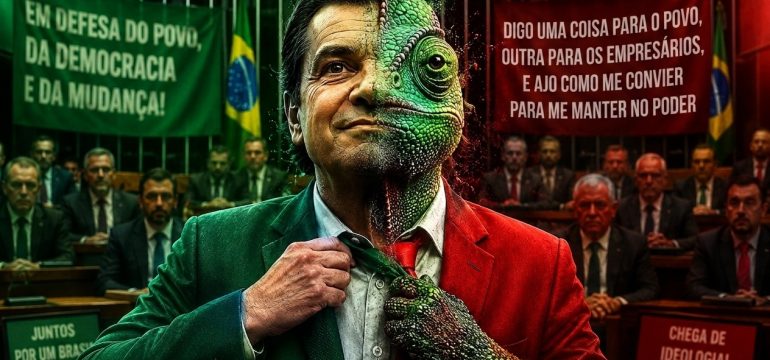 O Político Camaleão: Quando a Conveniência Substitui a Convicção