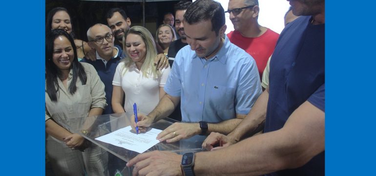 Prefeito Emídio Júnior autoriza reurbanização da Praça Paulo Holanda Paz