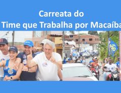 Emidio Jr lidera grande carreata em apoio ao time que trabalha por Macaíba