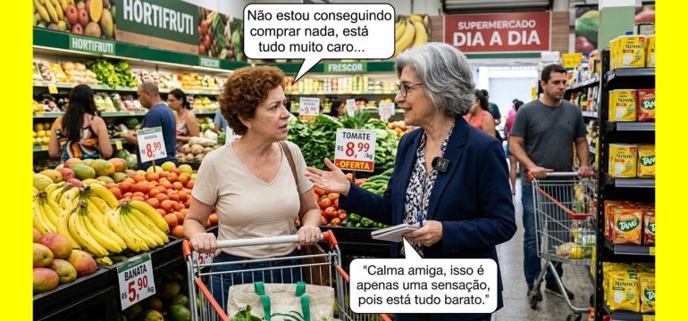 Inflação: a realidade do supermercado não é “sensação”