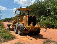 Prefeitura de Macaíba realiza nova operação de manutenção de estradas vicinais na zona rural
