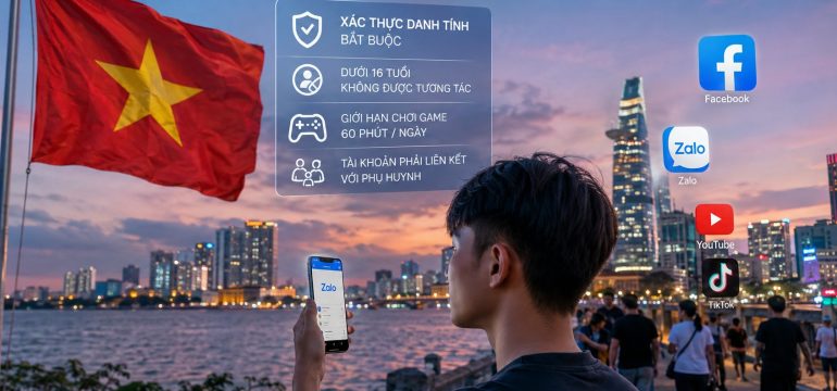 Vietnã endurece regras para redes sociais e aposta em controle digital sem precedentes