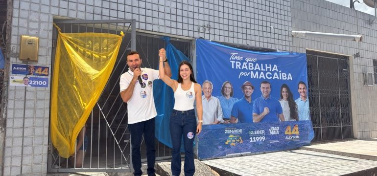 Arrastão da Olimpo Maciel comandado por Emídio e Raquel promete vestir Macaíba de azul neste domingo