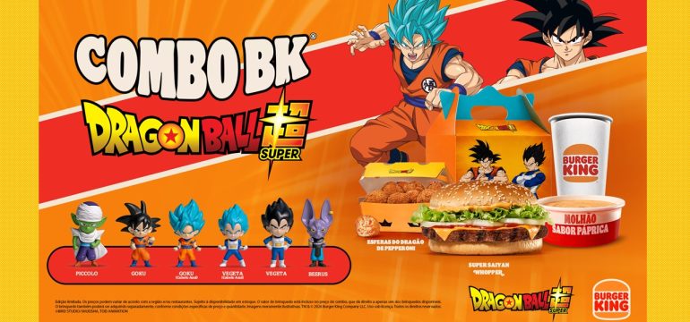 Burger King e Dragon Ball Super se unem em experiência especial para fãs no Brasil