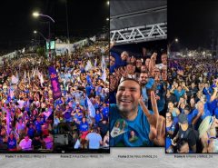 Grande passeata liderada pelo prefeito Emídio Jr toma conta das ruas de Macaíba