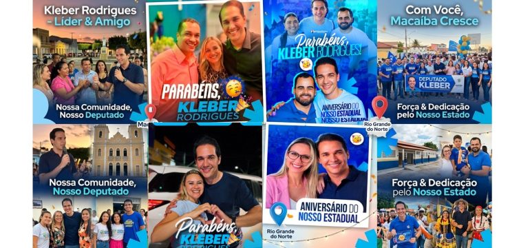 Hoje é dia de celebrar o homem que tem demonstrado, através do trabalho, compromisso com Macaíba e com o RN