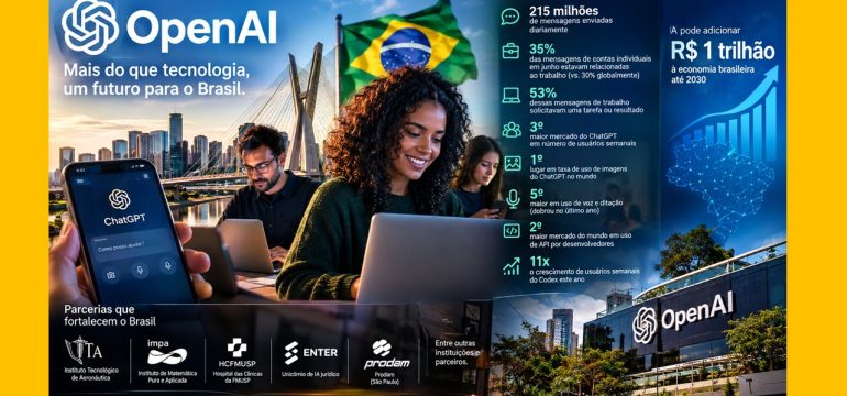 O tamanho do ChatGPT no Brasil
