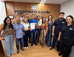 Ordem de serviço para reforma das quadras de Lagoa das Pedras e Pé do Galo é assinada nesta terça-feira (29)