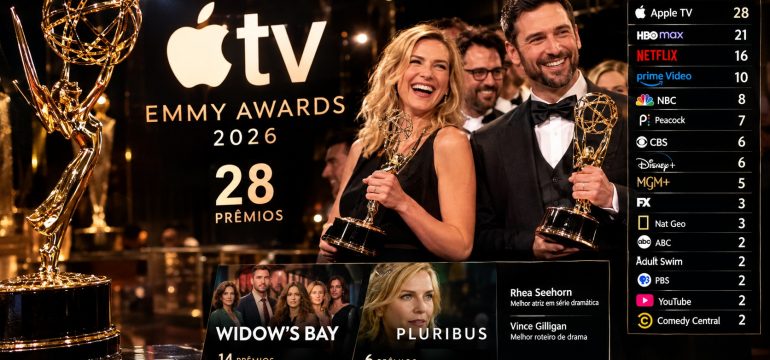 Apple TV brilha no Emmy 2026!