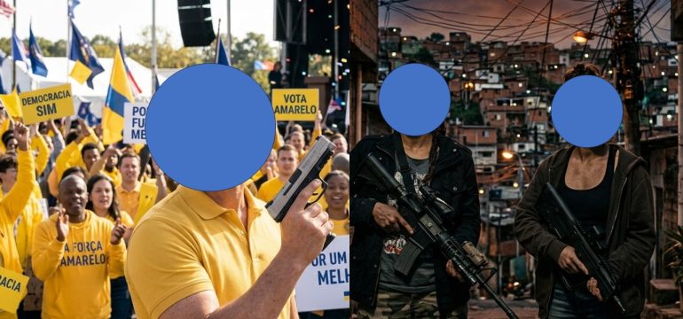 Arma de brinquedo gera polêmica, mas e as crianças nas mãos do tráfico?
