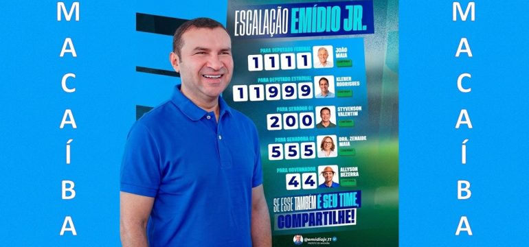 Emídio Júnior apresenta seus candidatos para as eleições