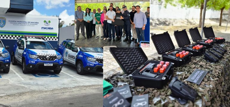 Guarda Civil Municipal de Macaíba inicia operações com entrega de viaturas e equipamentos