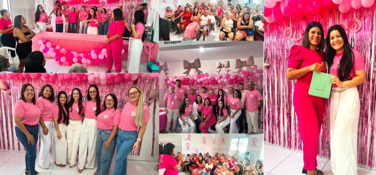 PSF Ferreiro Torto reúne comunidade em ação do Outubro Rosa voltada à prevenção do câncer de mama
