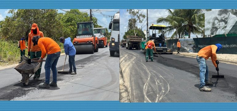 Prefeitura segue programa de pavimentação asfáltica em Bela Macaíba