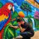 Professor mobiliza alunos e comunidade e transforma muro da escola com 150 mil tampinhas