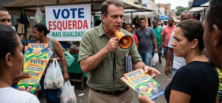 Quando o discurso vai para um lado e o voto pedido vai para outro