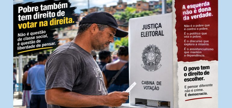 Quem disse que pobre tem obrigação de votar na esquerda?