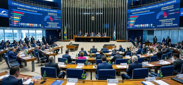 Senado terá forte renovação em 2027 e PL desponta como maior bancada
